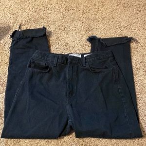 american apparel denim size 31, fits like a 27/28